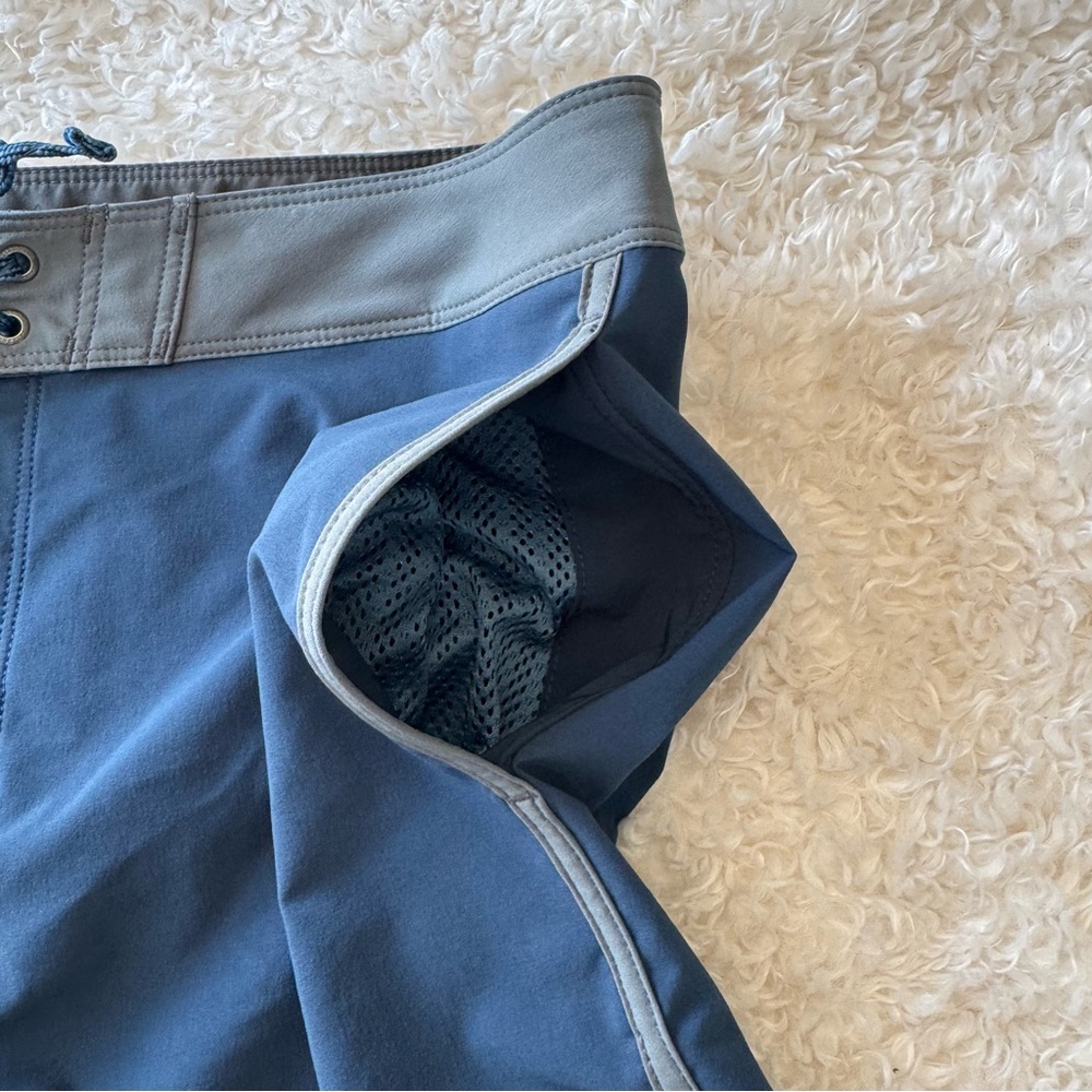 Patagonia Hydropeak Side Shore Board Shorts Blue Men's 18" Outseam Size 33 X 8 - Picture 6 of 11